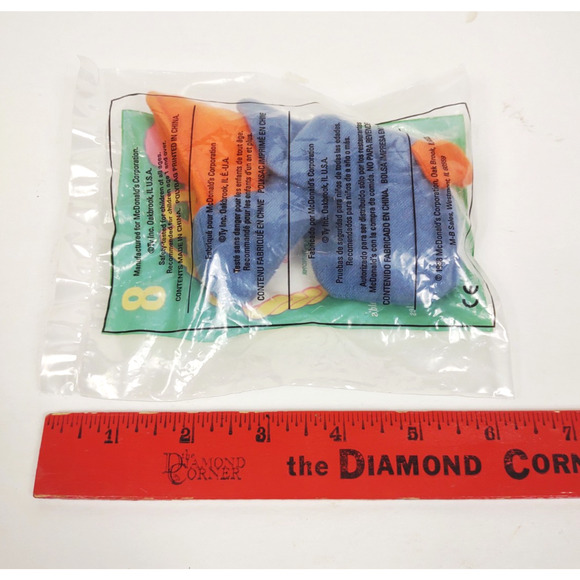 McDonalds TY Teenie Beanie Baby 1998 #8 Scoop Tag Error 1993 OakBrook Sealed - Picture 5 of 7